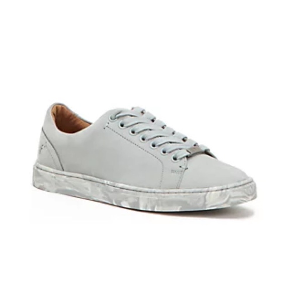 NWOB Frye Suede Grey Ivy Low Lace with Marbled Soles Size 6